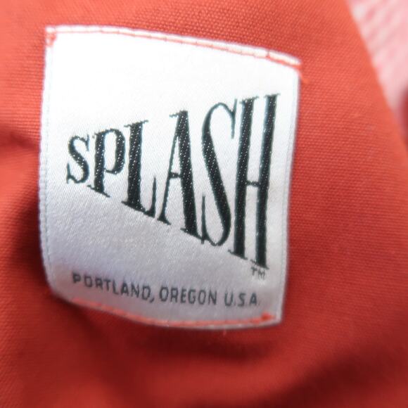 Vintage 70s Splash rust orange-red full length trench raincoat 8 - Picture 6 of 7